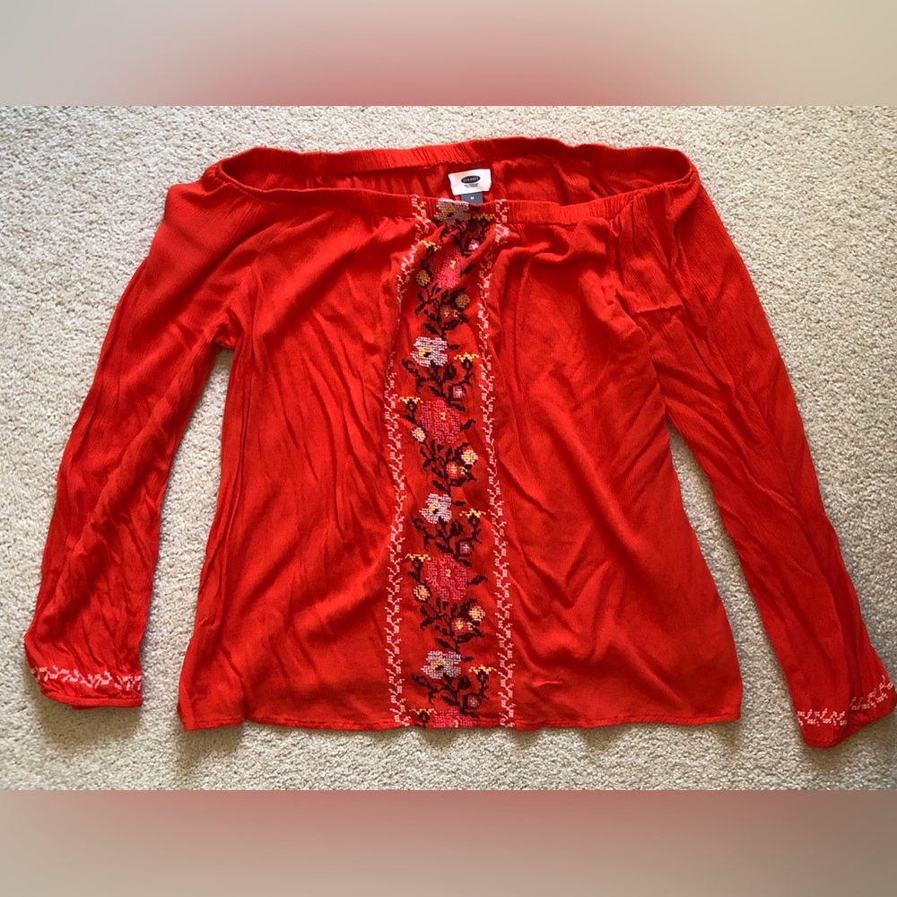 Old Navy off shoulder blouse